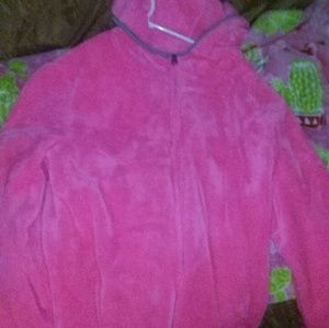 Pink zip-up jacket
